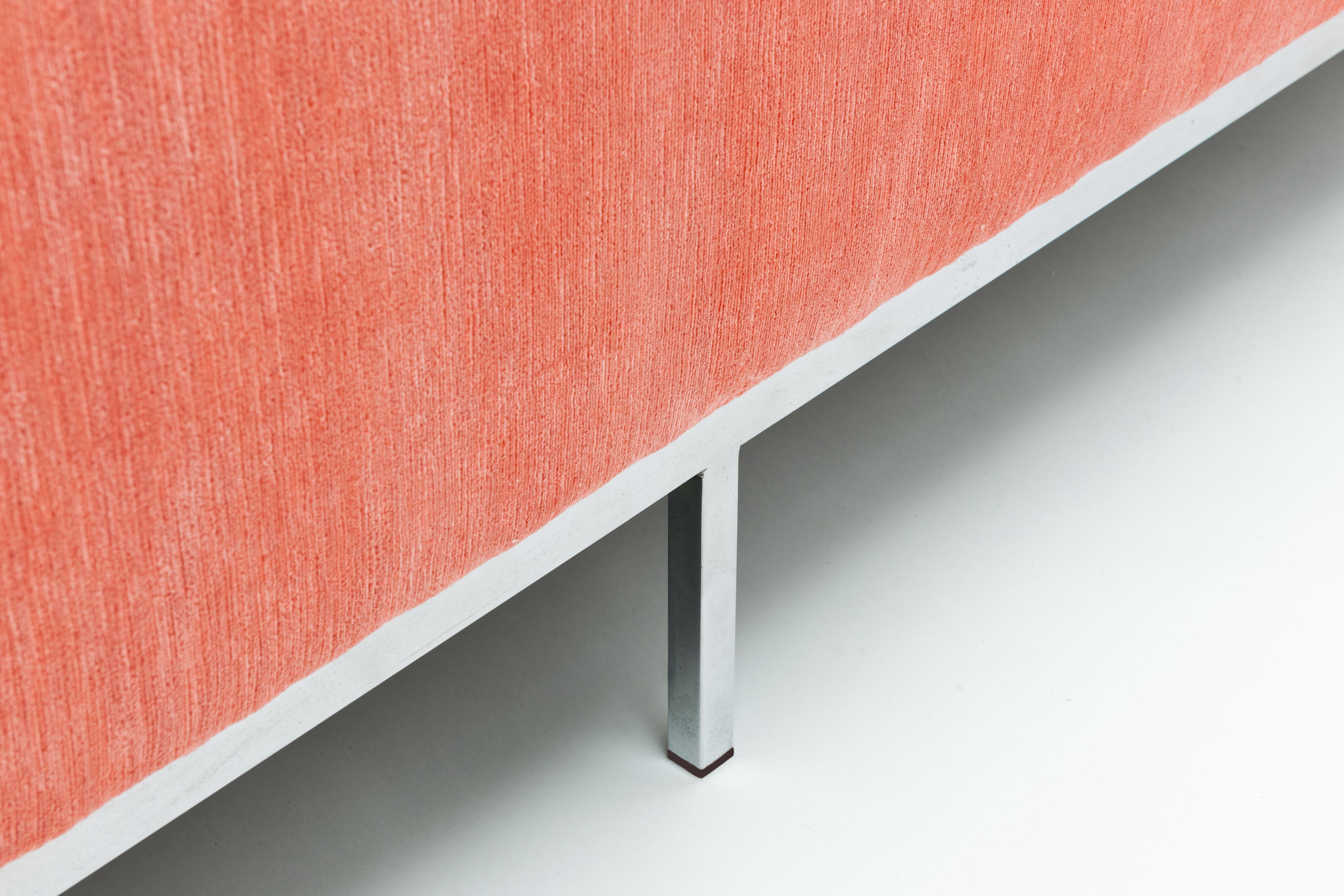 Steel Florence Knoll Lounge Series Sofa