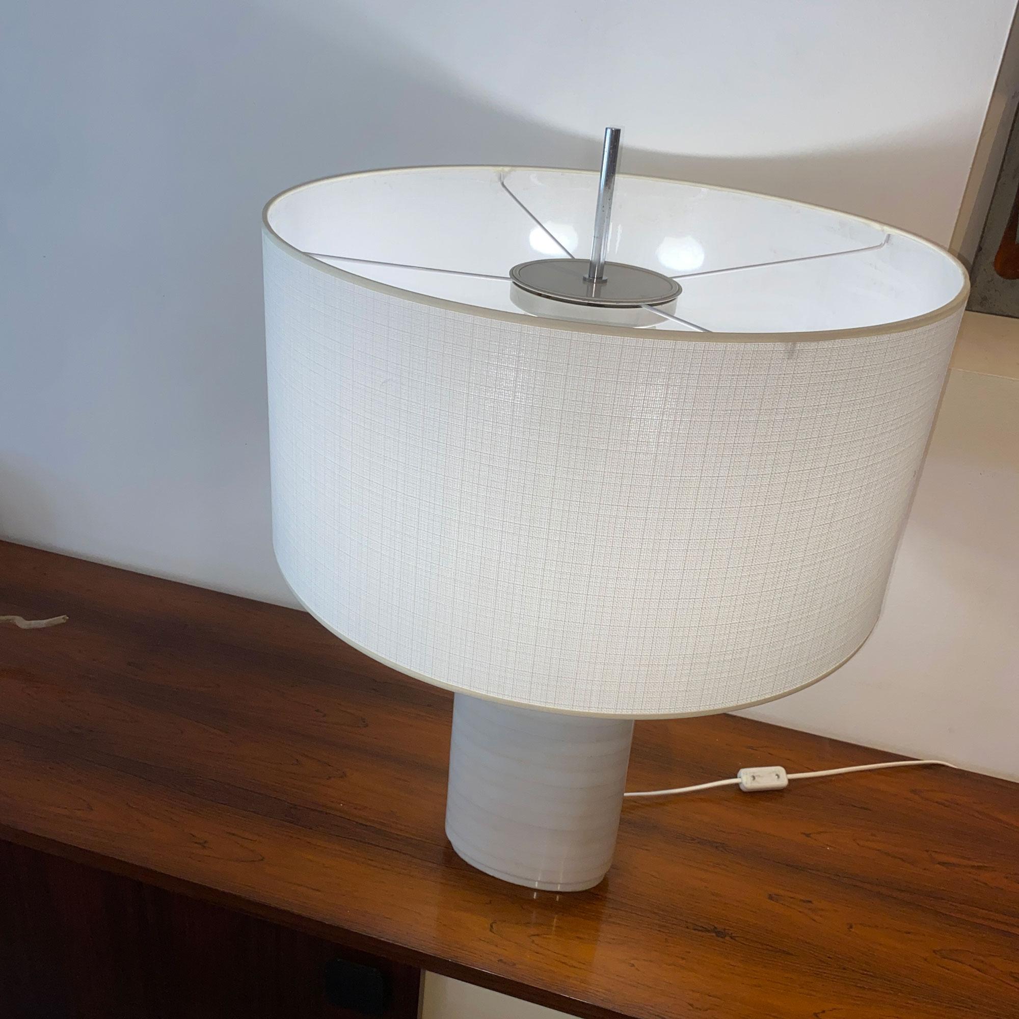 American Florence Knoll marble lamp For Sale