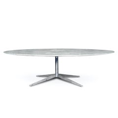 Florence Knoll Marble Oval Dining Table or Desk