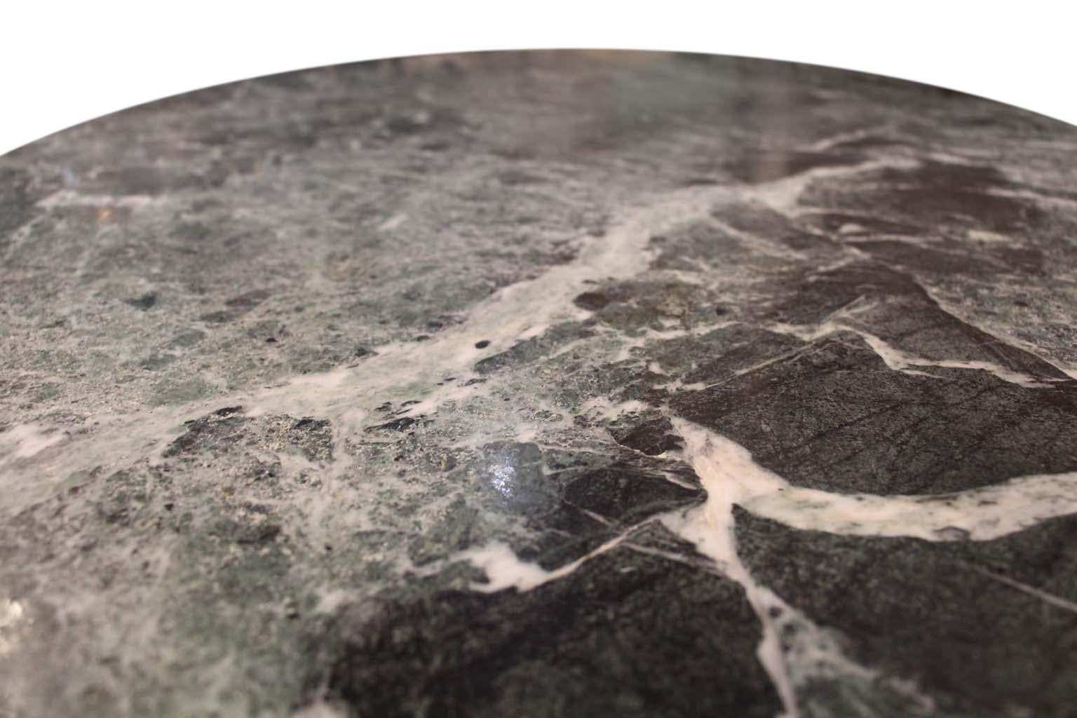 20th Century Florence Knoll Marble Top Round Table