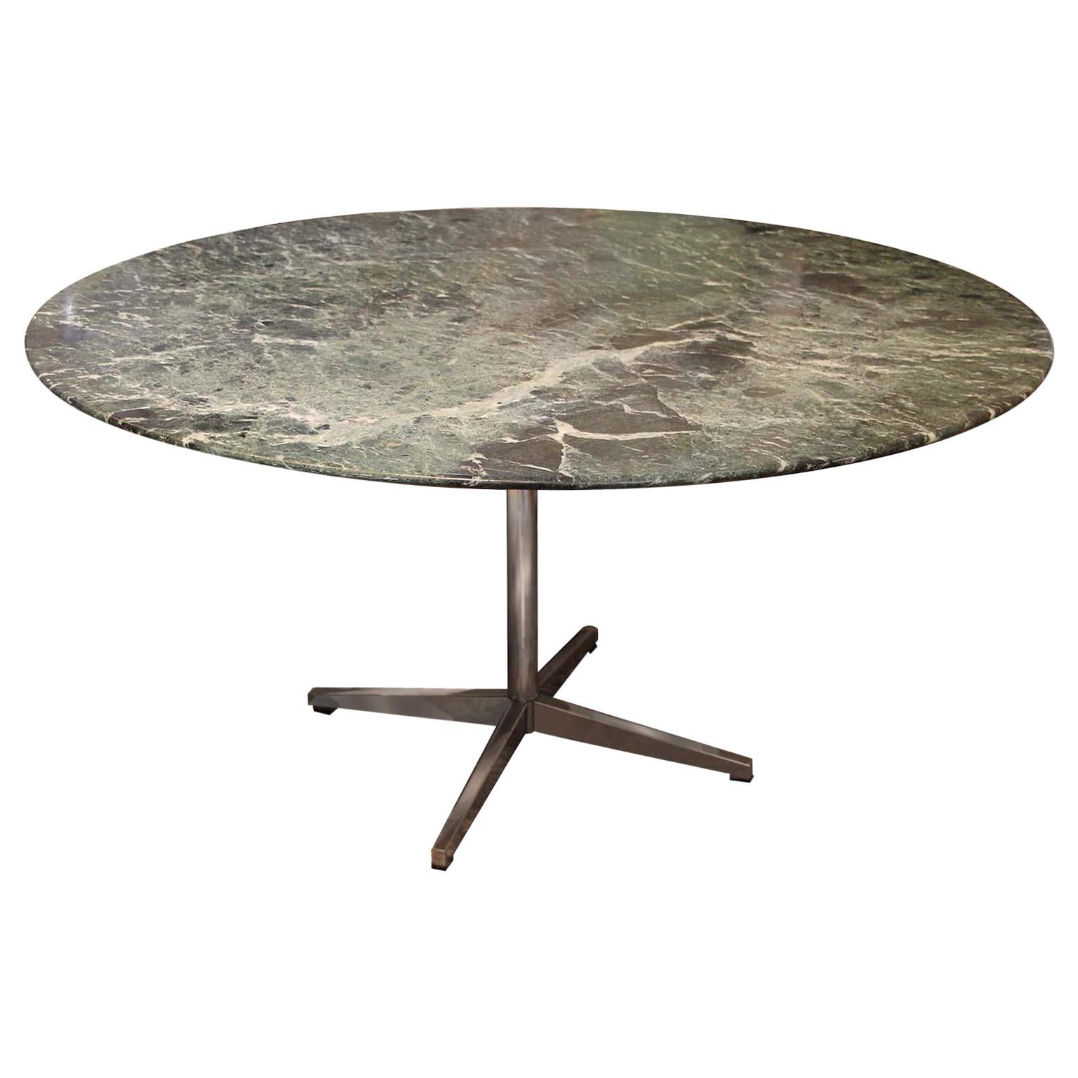 Florence Knoll Marble Top Round Table