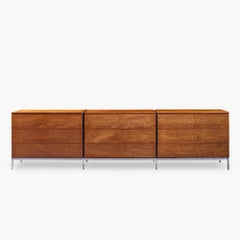 Florence Knoll Mid Century Teak Triple Dresser