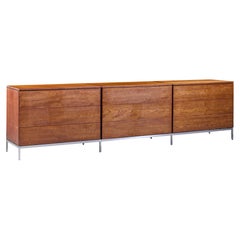 Florence Knoll Mid Century Teak Triple Dresser