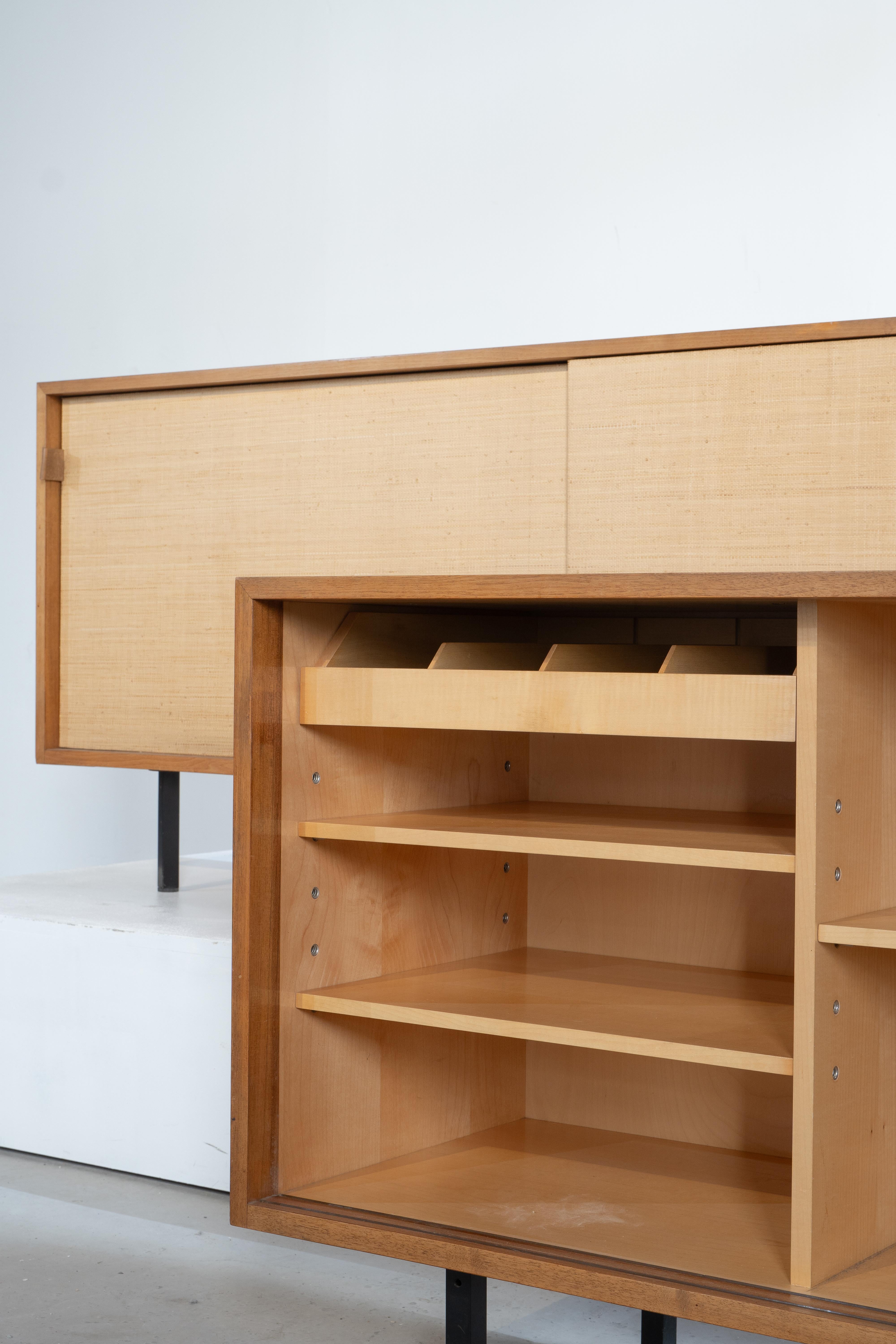 Florence Knoll Modèle 116 Seaagras Knoll International 50s Mid Century Bon état - En vente à Berlin, BE