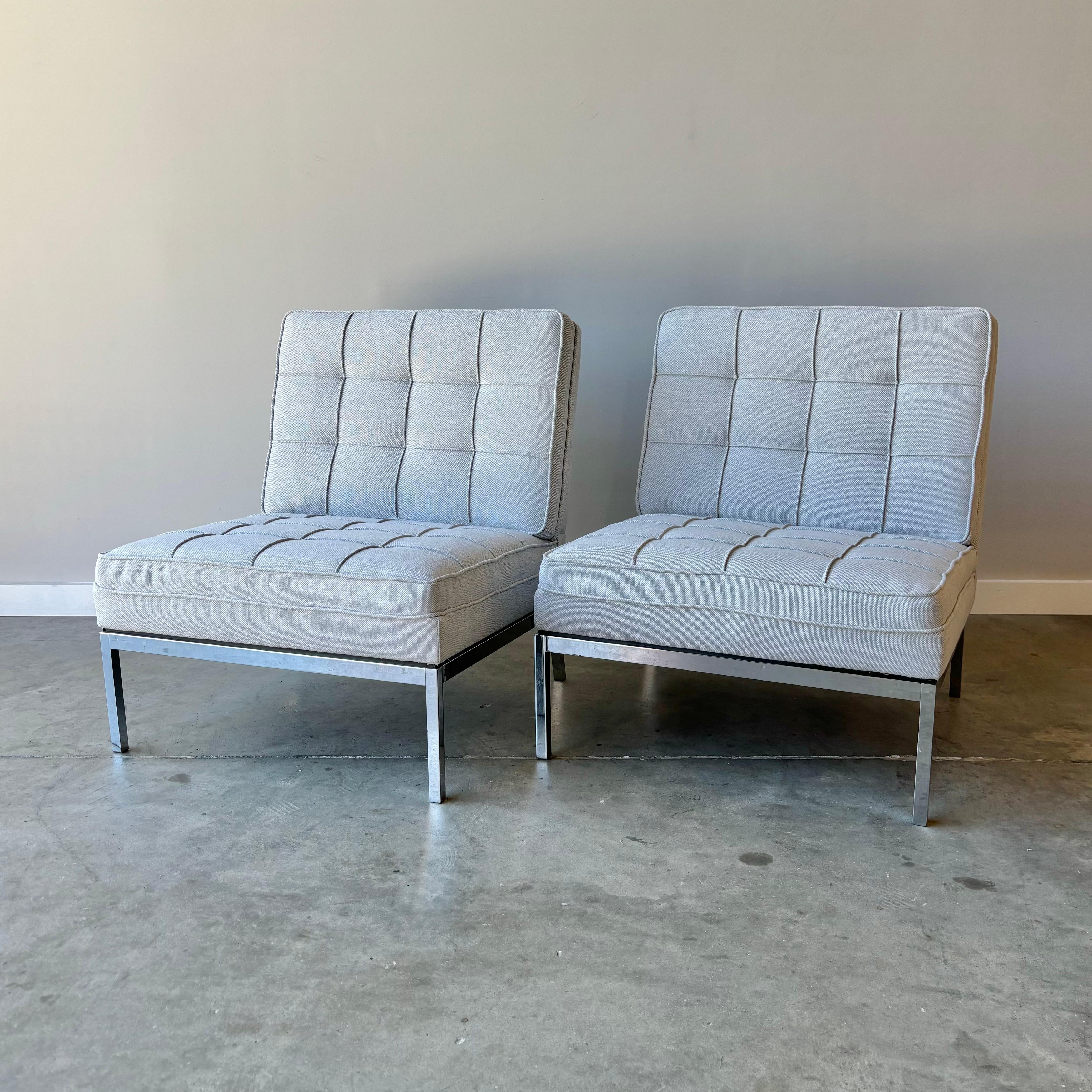 Sillas Slipper Florence Knoll Model 65, Años 70, Knoll finales del siglo XX en venta