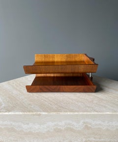 Florence Knoll Molded Plywood Architectural Letter Tray, 1960s