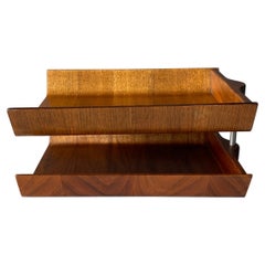 Florence Knoll Molded Plywood Architectural Letter Tray, 1960s