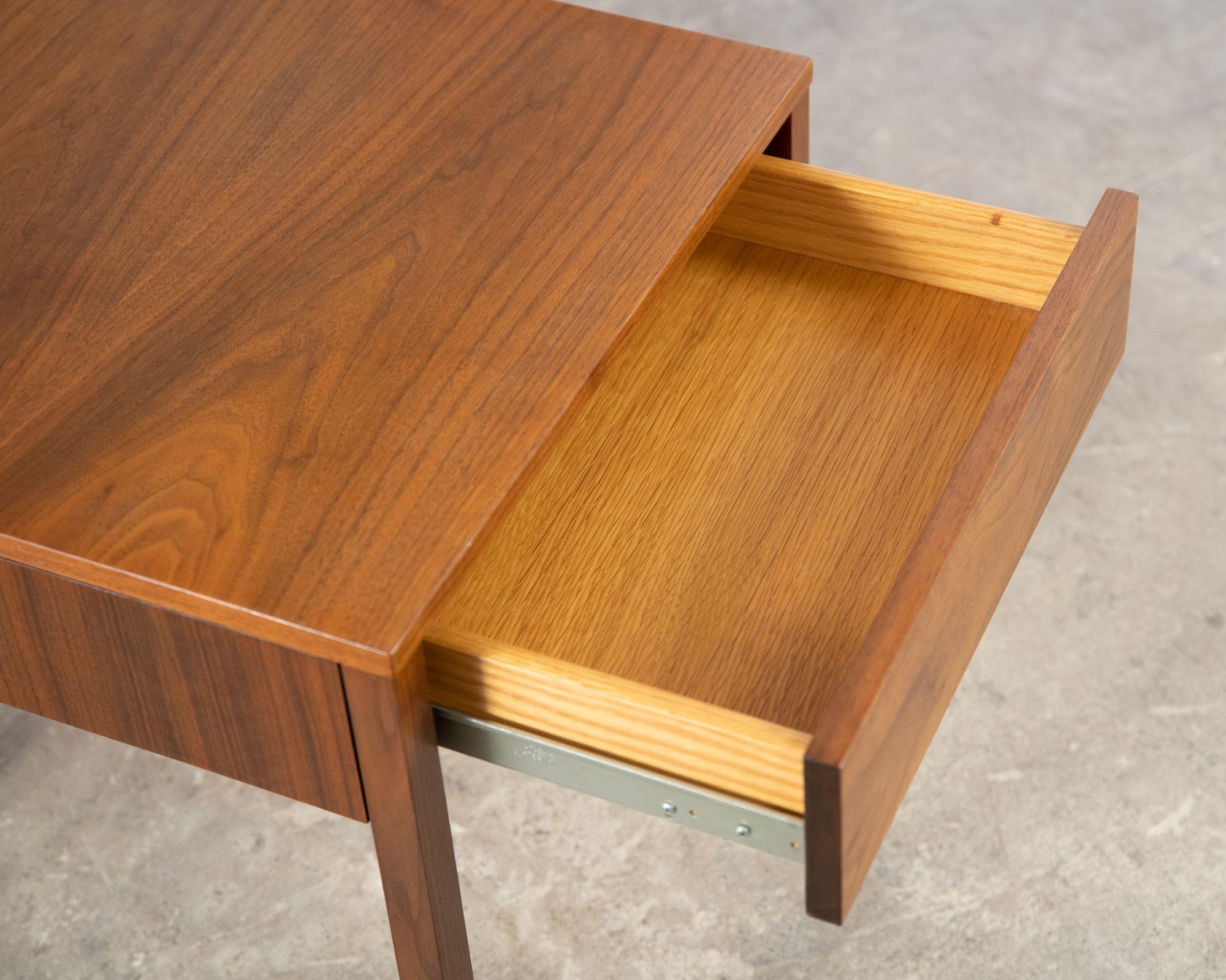 Florence Knoll Nightstands in Walnut for Knoll Associates Early Production 1