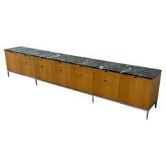 Crédence Florence Knoll avec plateau en marbre ou Knoll