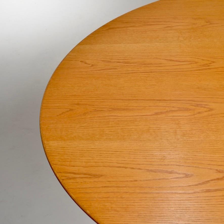 Mid-20th Century Restored Large Florence Knoll Oak Dining Table
