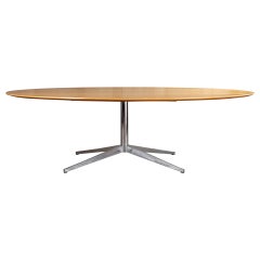 Retro Florence Knoll Oval Dining Table