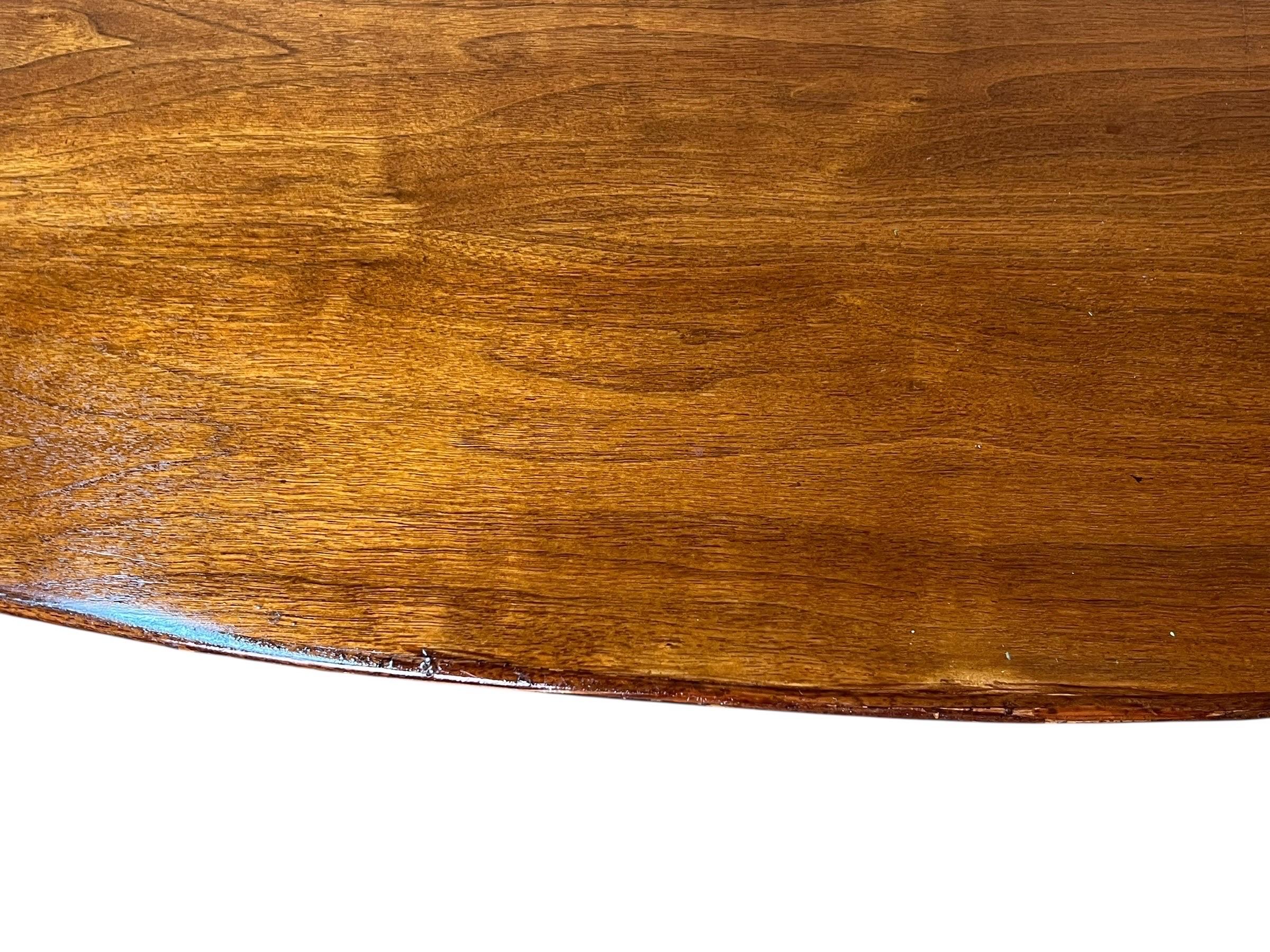 Florence Knoll Oval Tisch Schreibtisch 1960er Jahre im Angebot 7