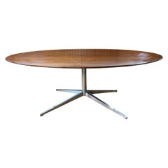 Florence Knoll Oval Tisch Schreibtisch 1960er Jahre