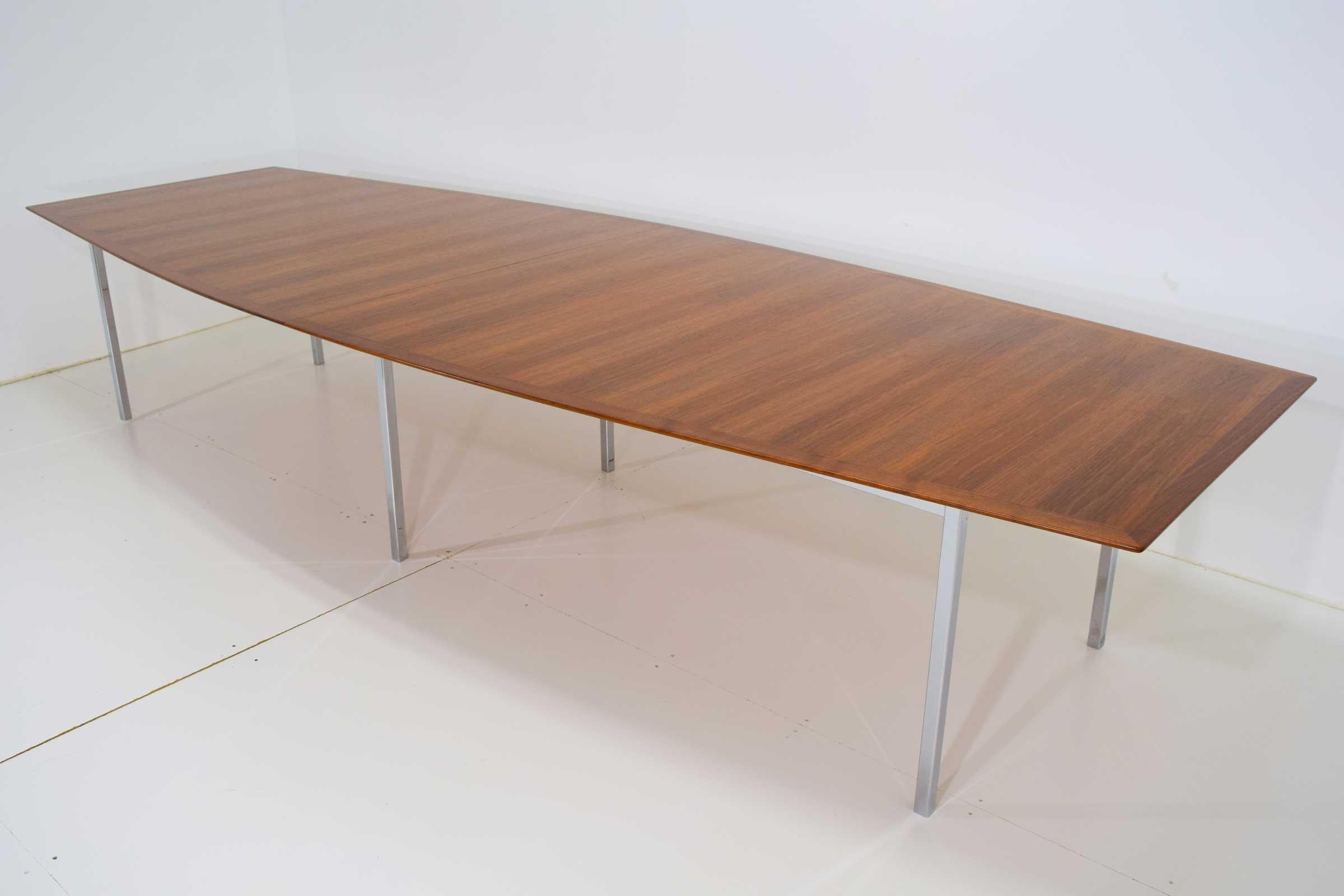 American Florence Knoll Rosewood Dining or Conference Table