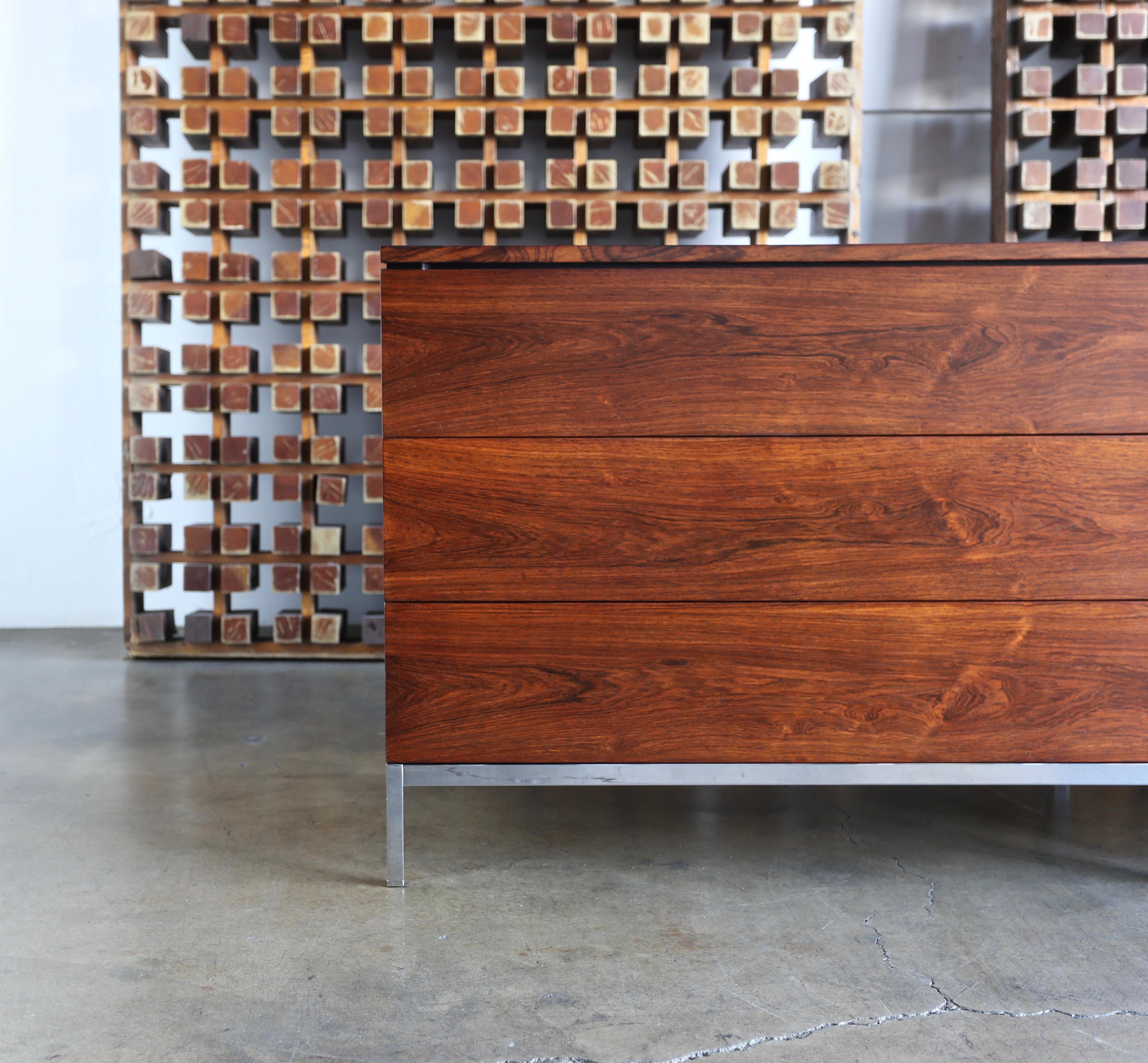 American Rosewood Knoll Dresser, circa 1965