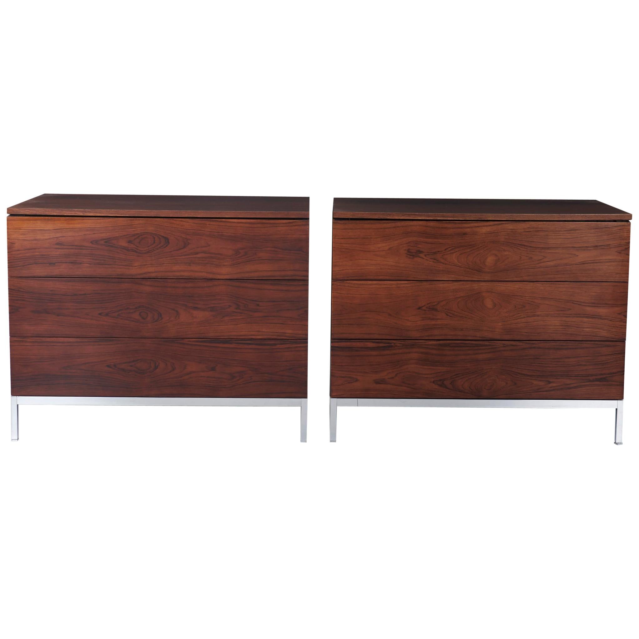 Florence Knoll Rosewood Dressers