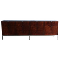 Florence Knoll Rosewood & Marble Credenza / Welton Becket & Associates Office