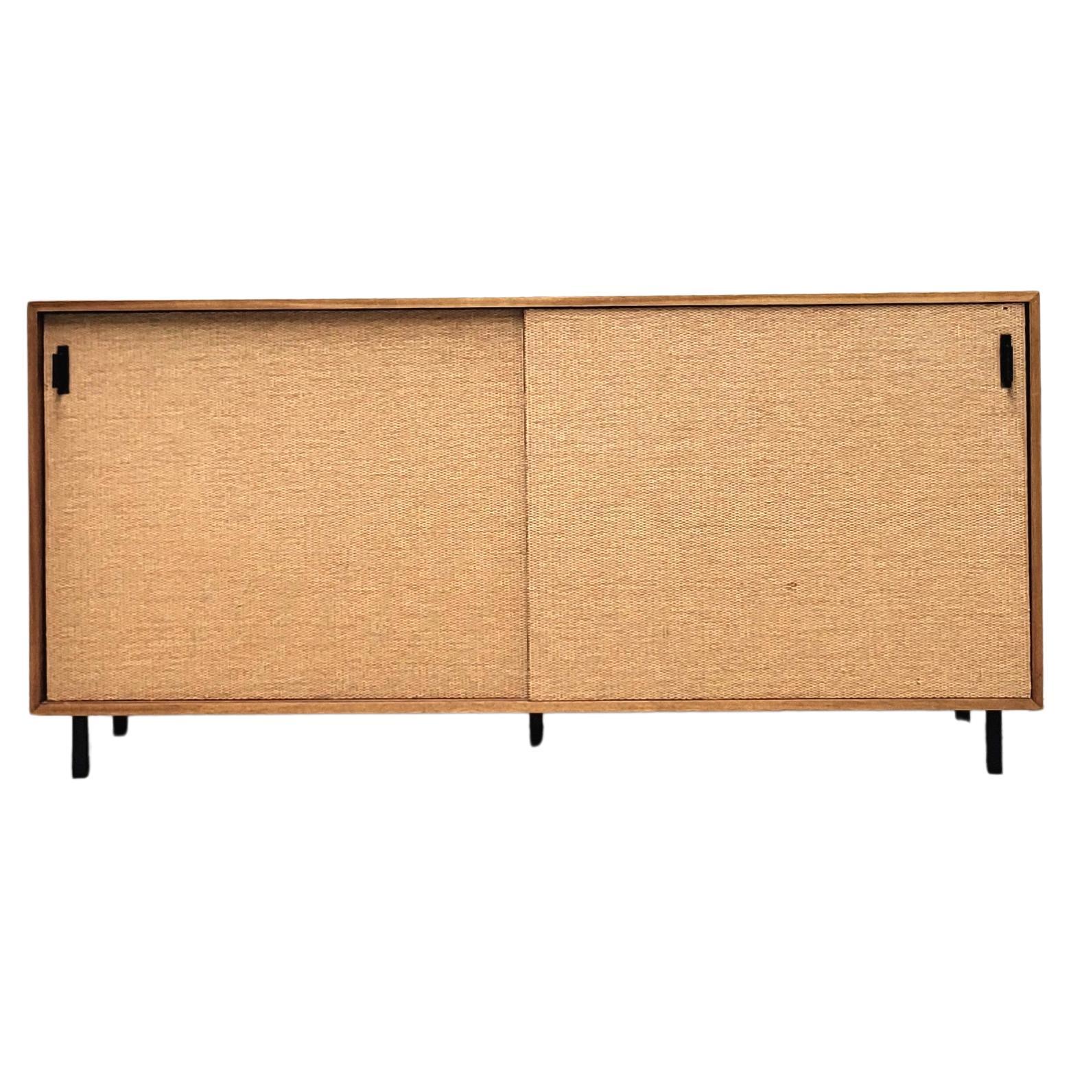 Florence Knoll Seagrass Sideboard by Knoll for Wohnbedarf, 1952