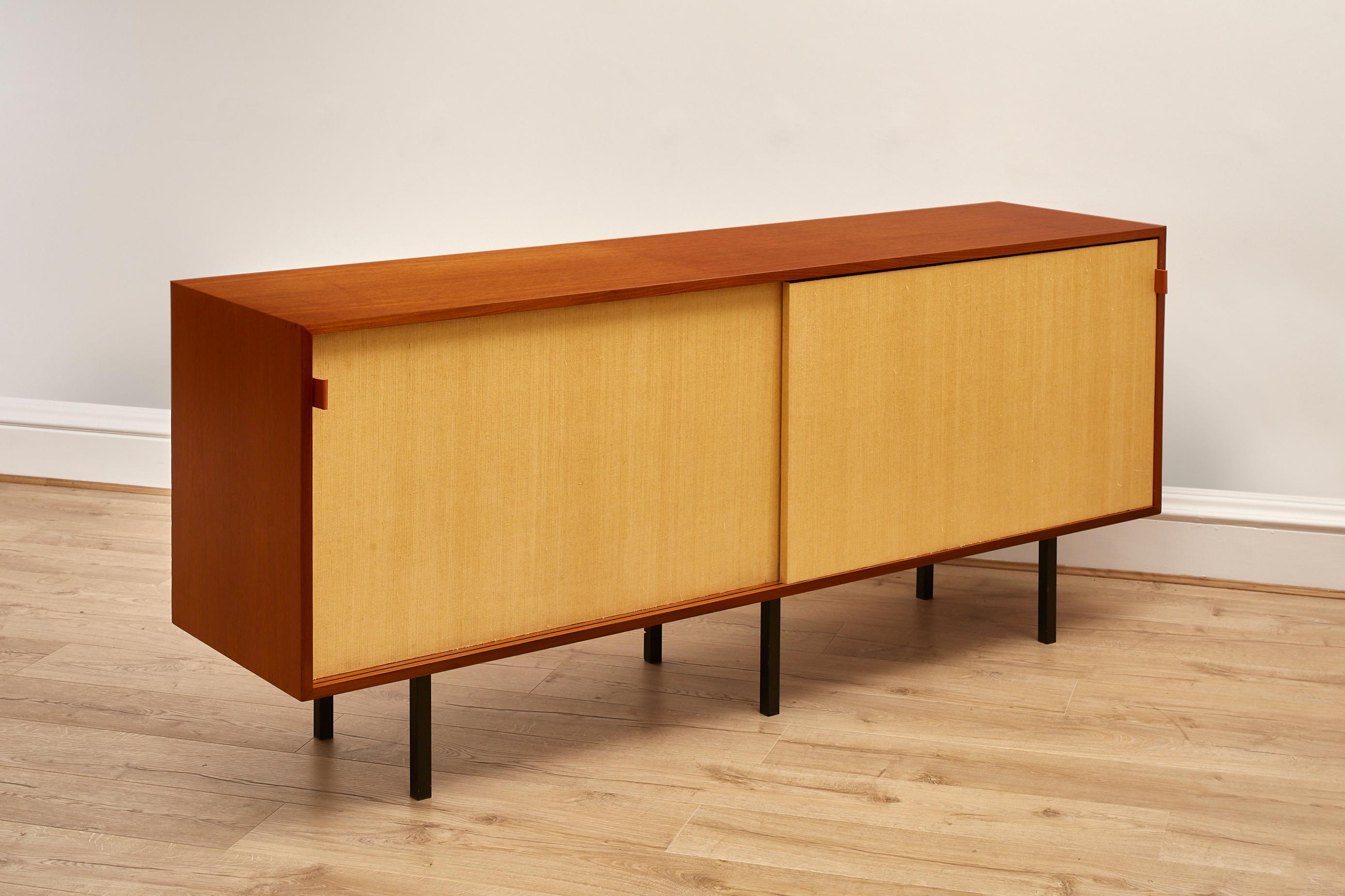Florence Knoll Seagrass Sideboard Credenza Mod. 116 Knoll International, 1950s  2