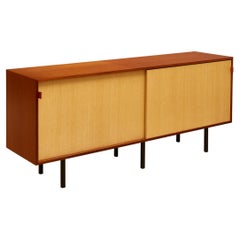 Florence Knoll Seagrass Sideboard Credenza Mod. 116 Knoll International, 1950s 