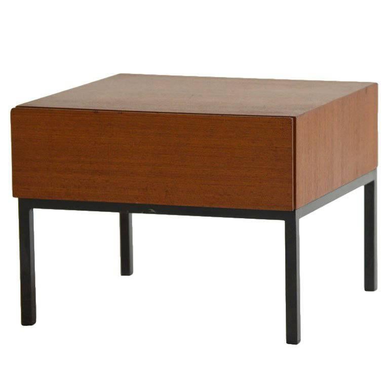 Florence Knoll Side Table with Drawer For Sale