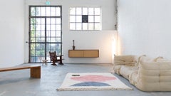 Florence Knoll, Sideboard 1952 Seagrass & Teak Wall-Mounted Knoll International