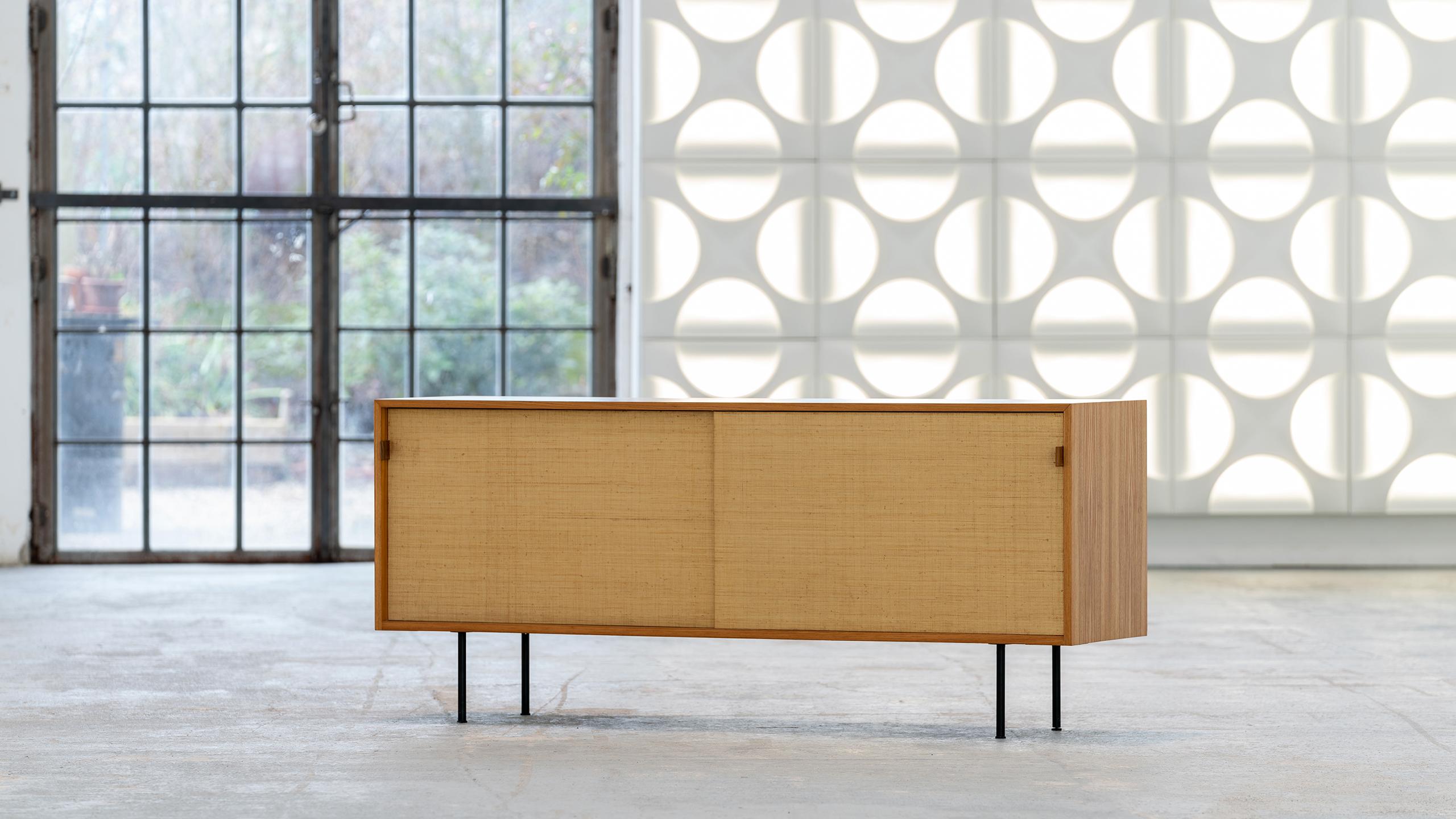 Florence Knoll, Sideboard, 1968 Seagrass Doors & Ash Wood, Knoll International 5