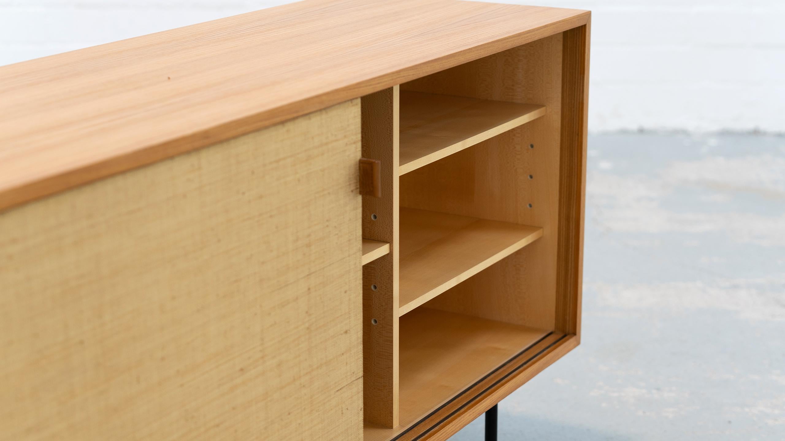 Florence Knoll, Sideboard, 1968 Seagrass Doors & Ash Wood, Knoll International 10