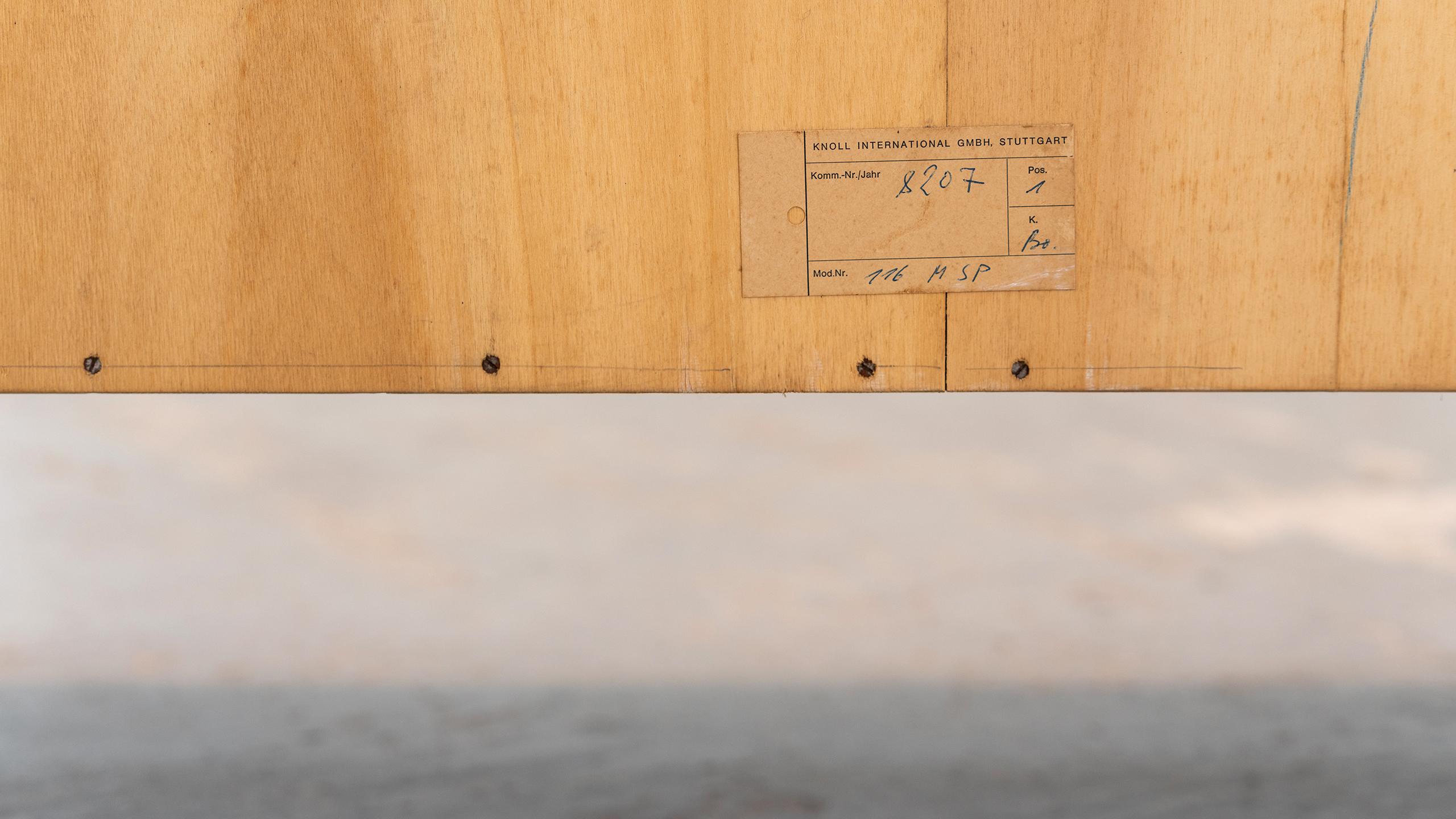 Florence Knoll, Sideboard, 1968 Seagrass Doors & Ash Wood, Knoll International 13
