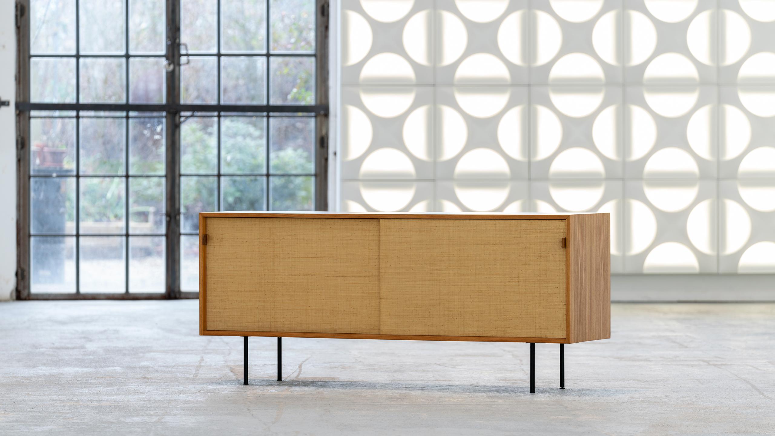 Florence Knoll, Sideboard, 1968 Seagrass Doors & Ash Wood, Knoll International 2