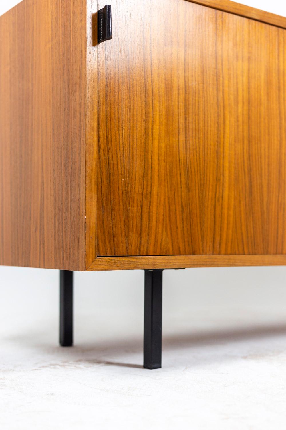 Florence Knoll, Sideboard in Teak and Steel, 1960s 3