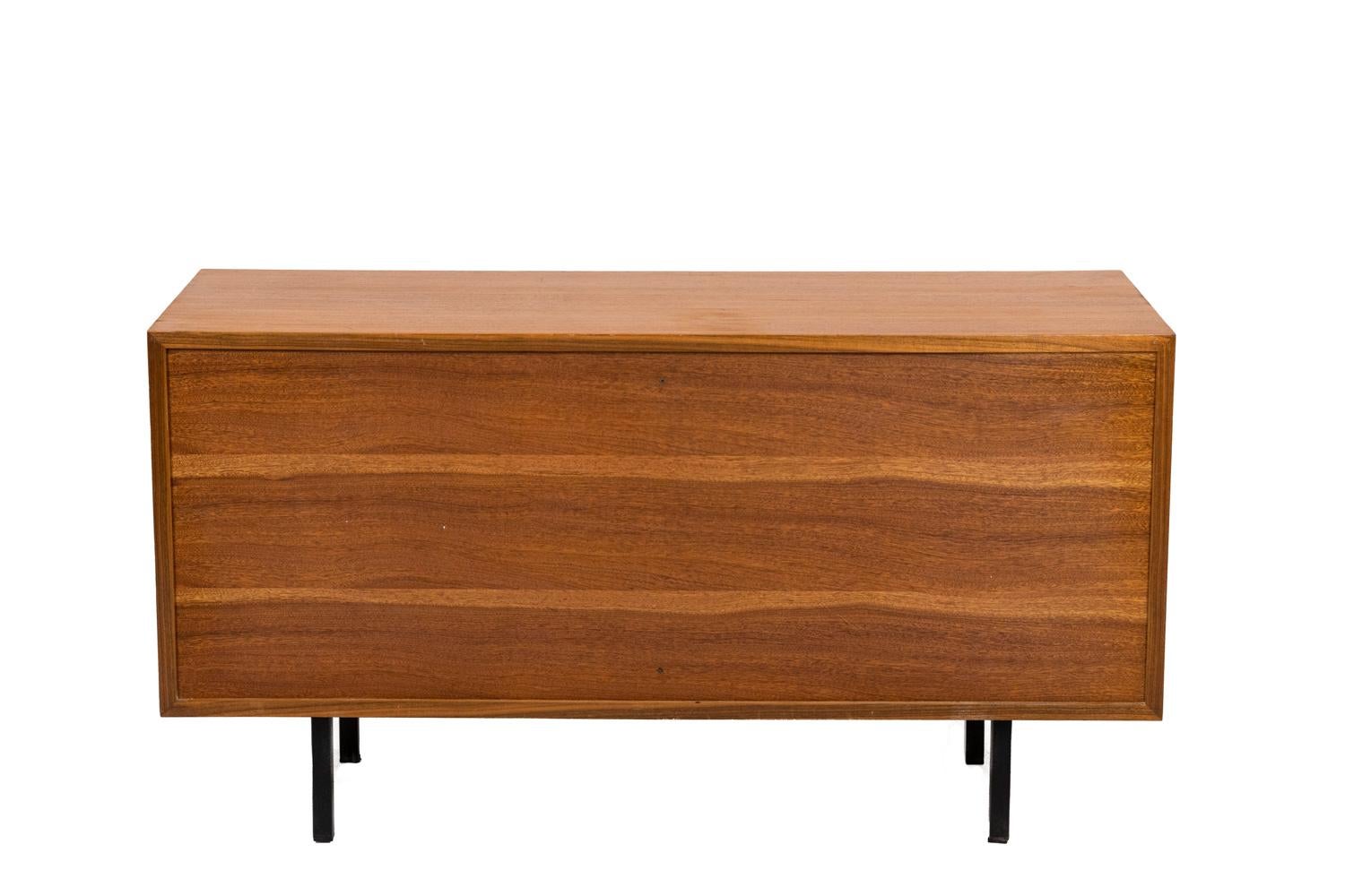 Woodwork Florence Knoll, Sideboard in Teak and Steel, 1960s