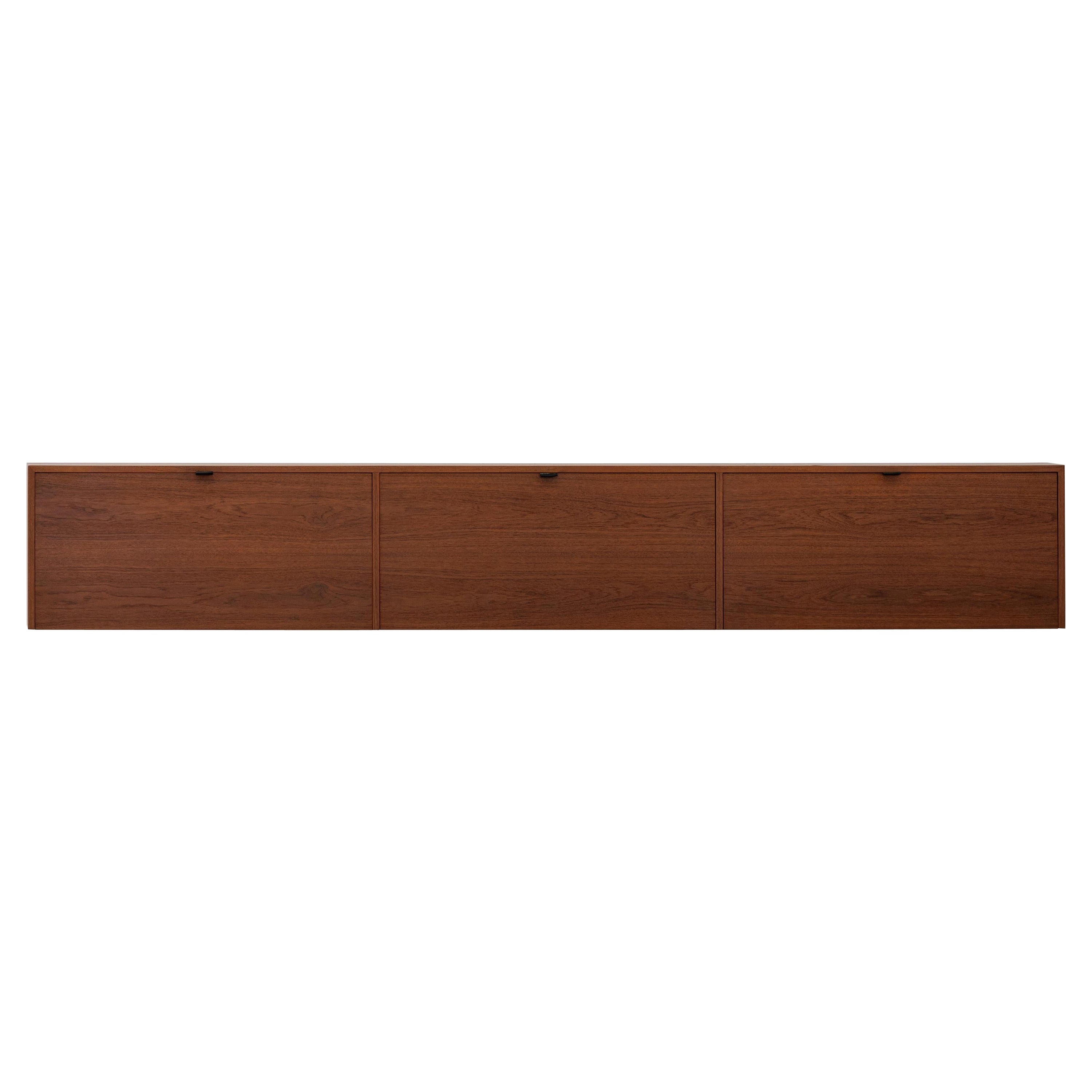 Florence Knoll Sideboard Wall Bar Unit Teak 1954 Knoll International Mid Century