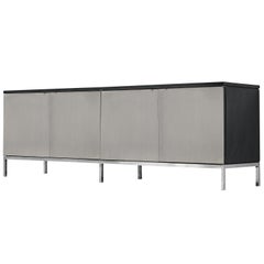 Florence Knoll Sideboard with Brushed Steel Doors