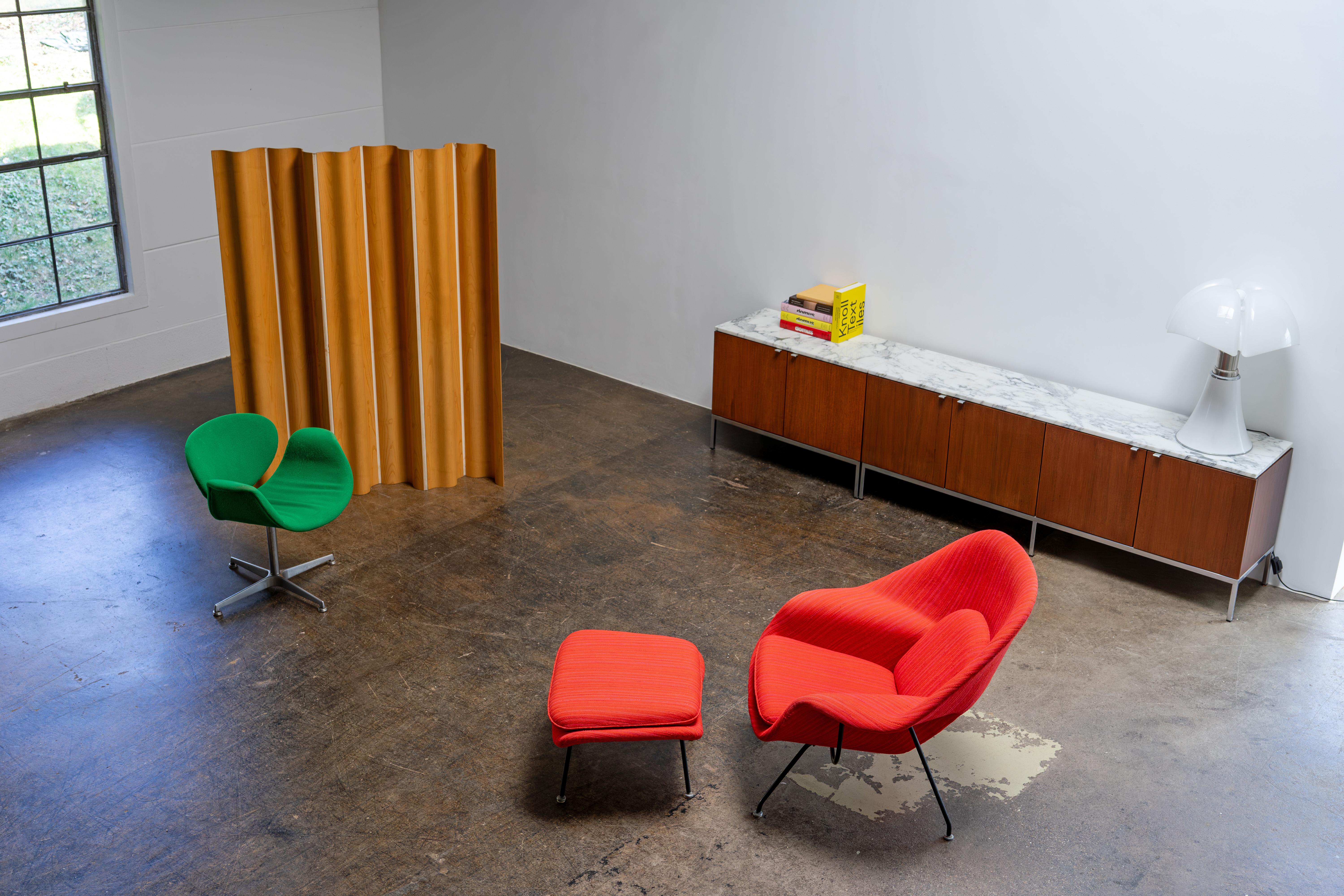Florence Knoll - Credenze in palissandro indiano e marmo di Carrara, design 1954 in vendita 3