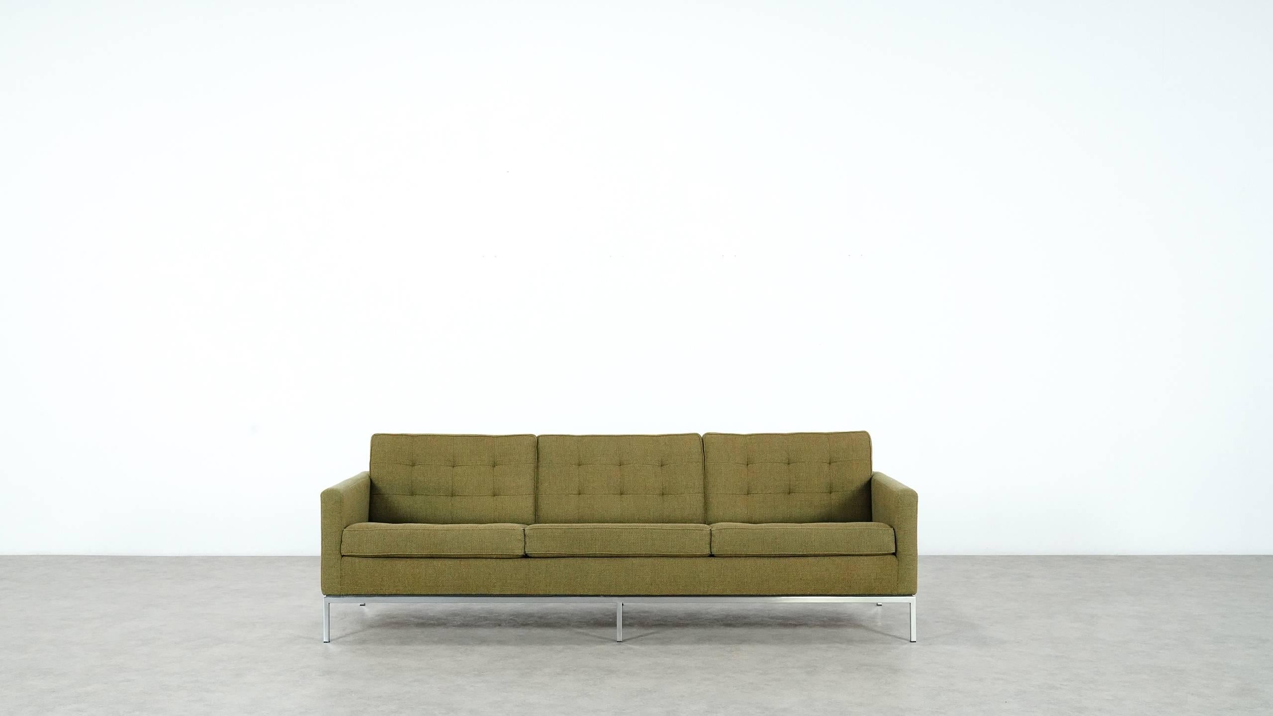 Florence Knoll, Sofa and Lounge Chair, 1954 for Knoll International, in Kvadrat 7