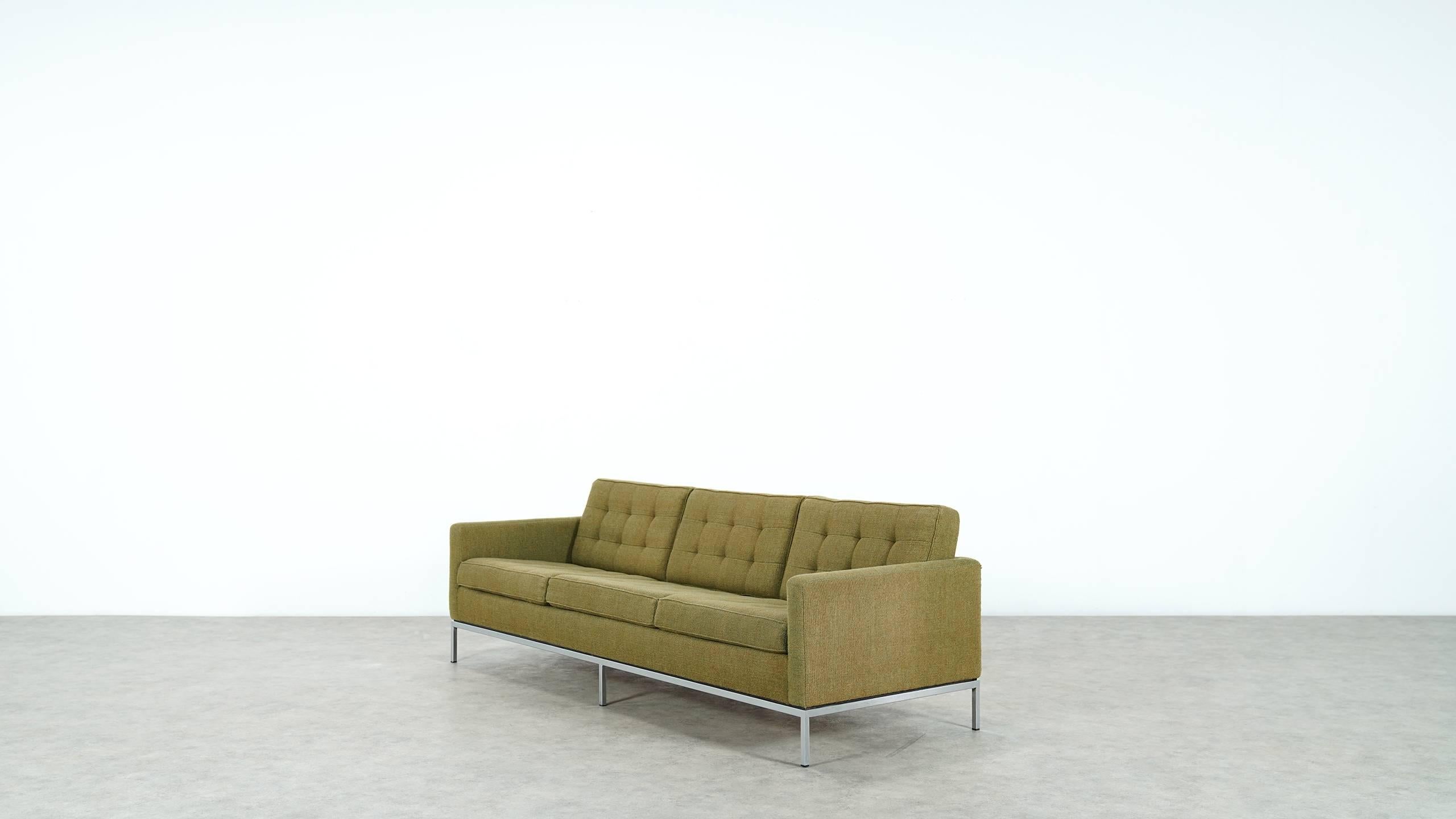 Mid-20th Century Florence Knoll, Sofa and Lounge Chair, 1954 for Knoll International, in Kvadrat