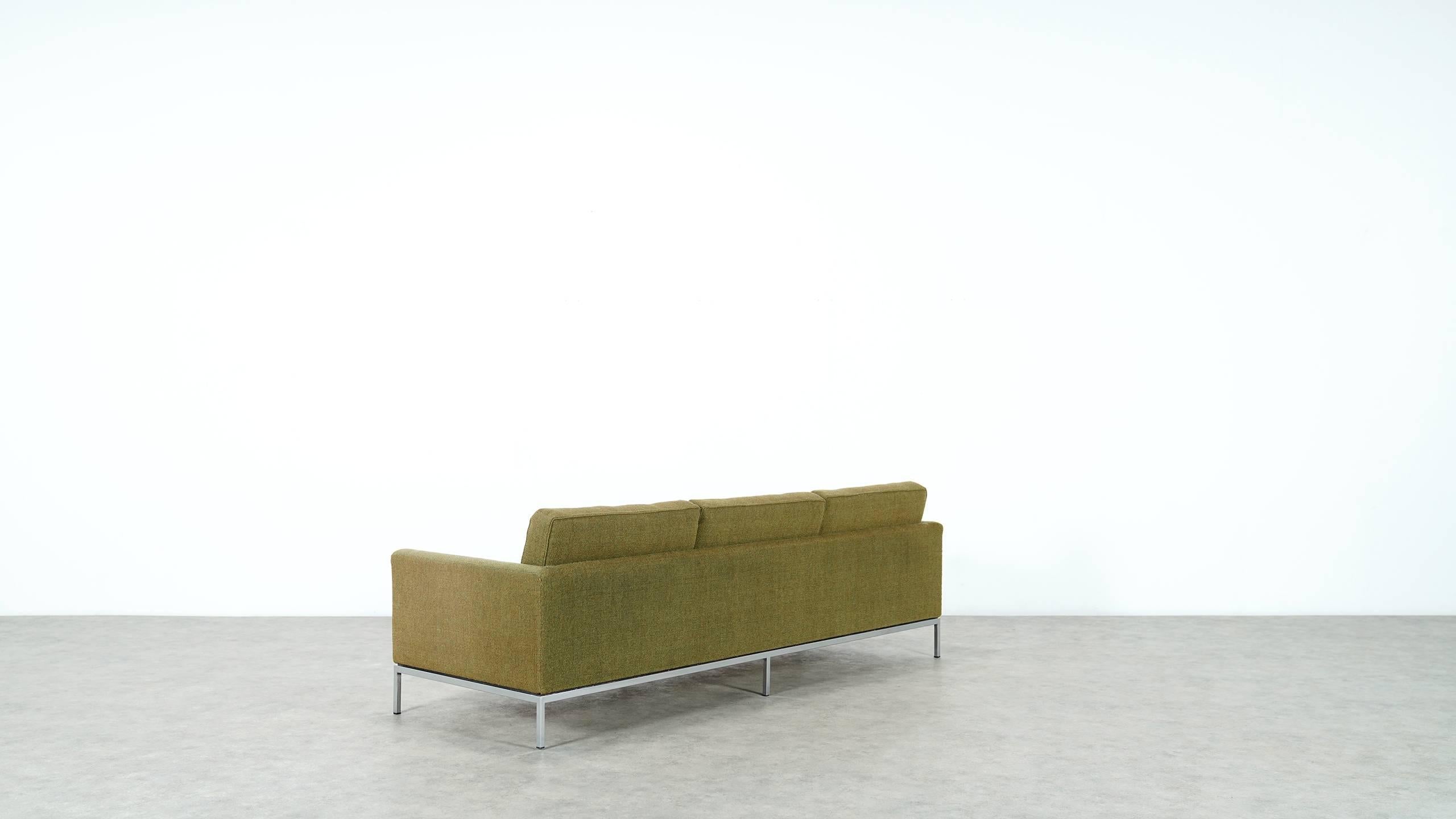 Fabric Florence Knoll, Sofa and Lounge Chair, 1954 for Knoll International, in Kvadrat
