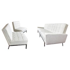Florence Knoll Sofa and Lounge Chairs