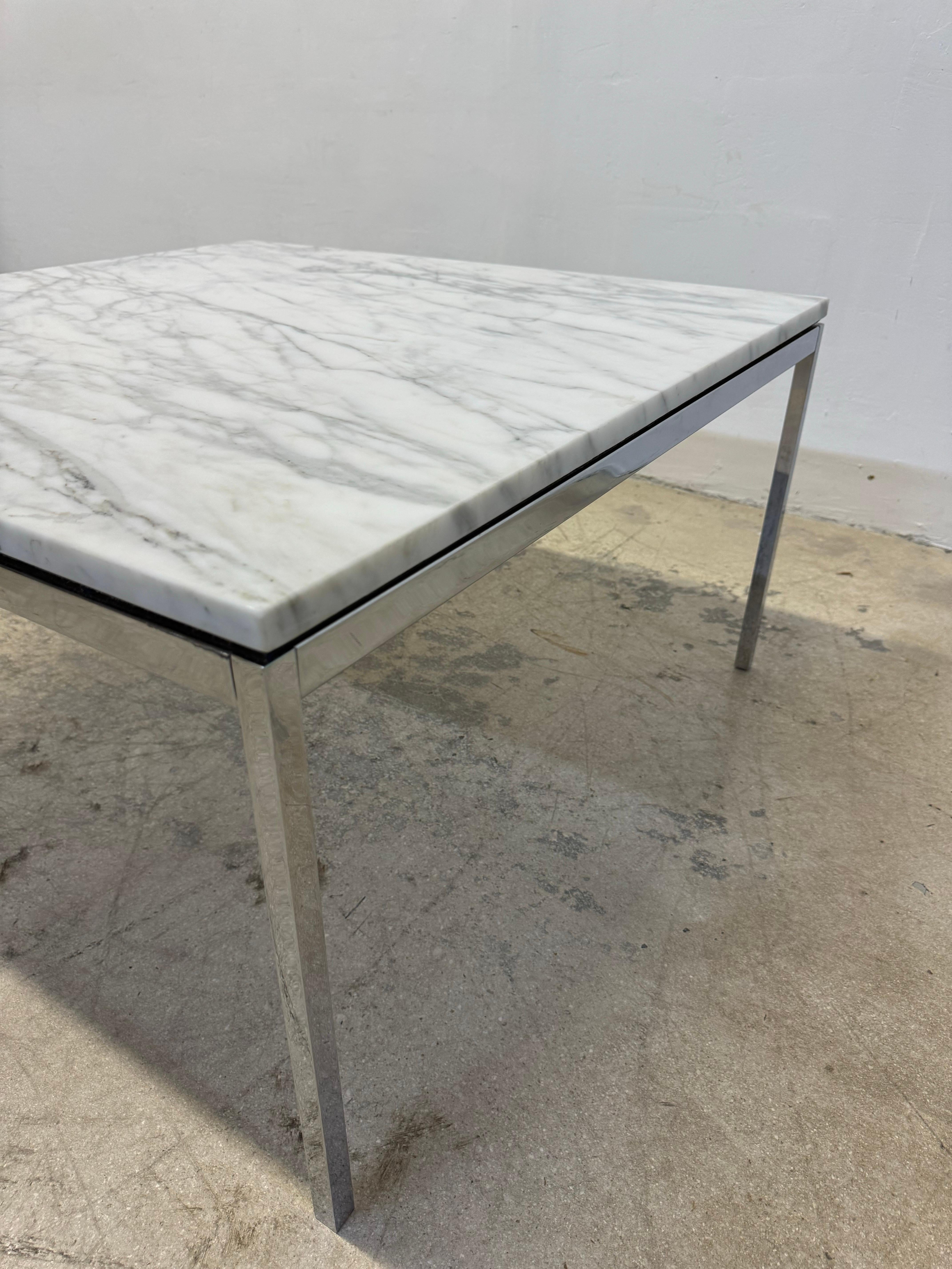 Table basse carrée Florence Knoll pour Knoll Studio en vente 1