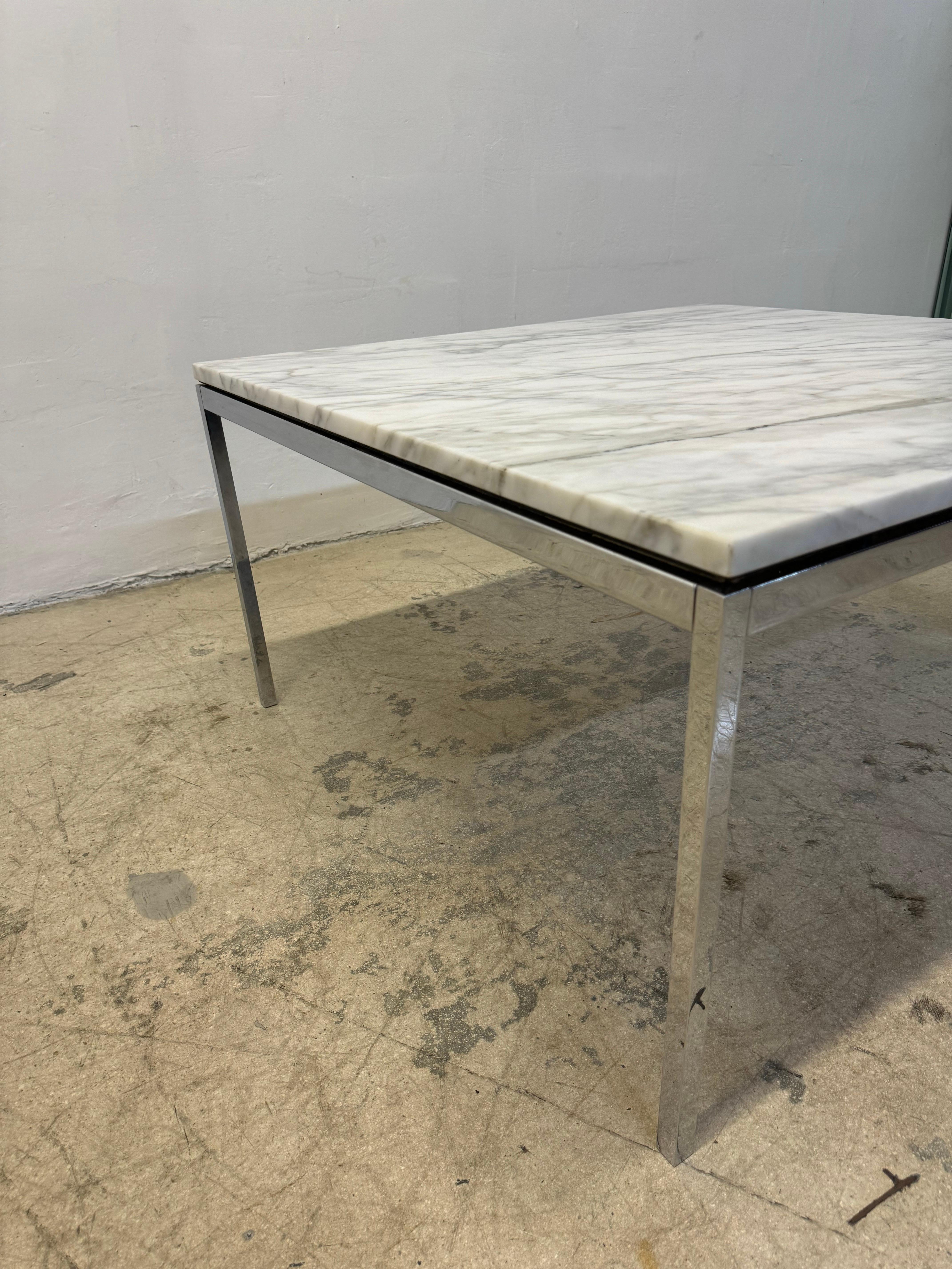 Table basse carrée Florence Knoll pour Knoll Studio en vente 2