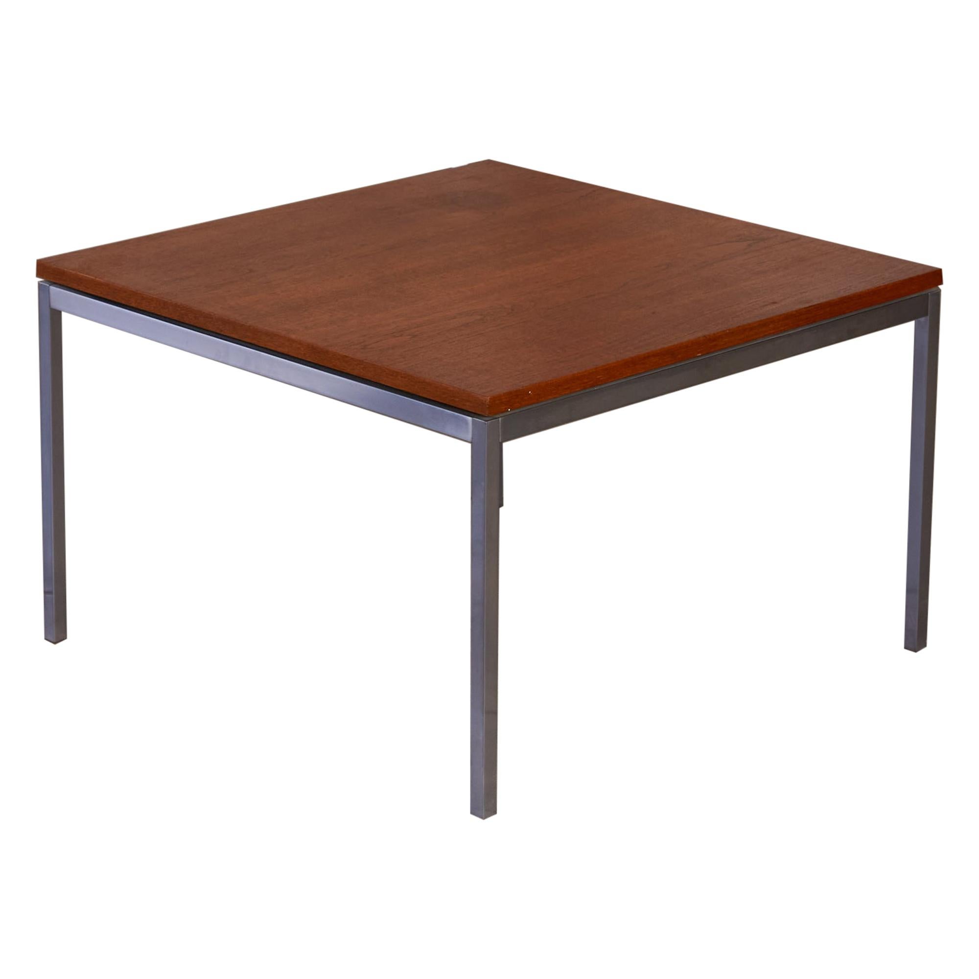 Florence Knoll Square Walnut Coffee Table