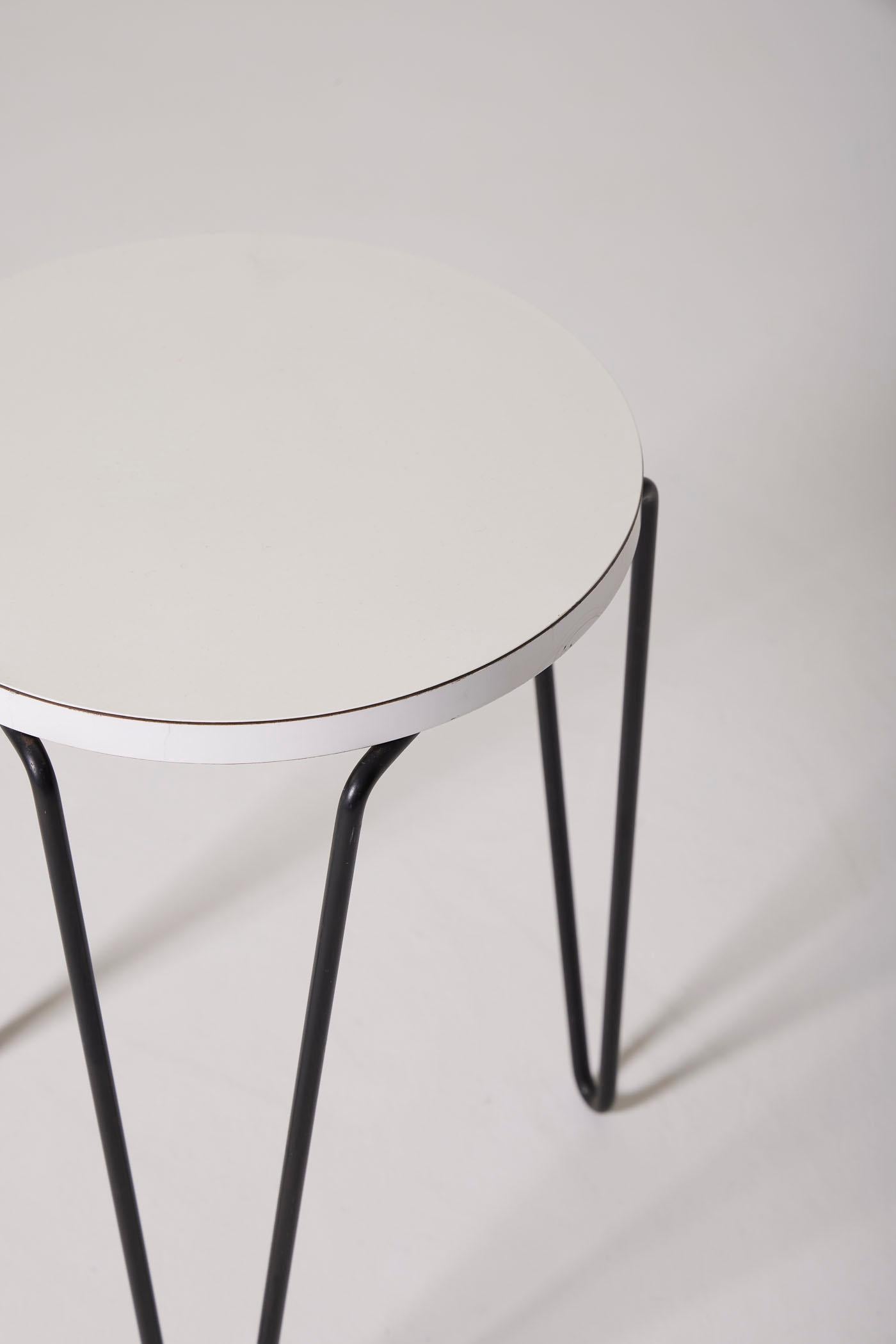 Formica  Florence Knoll stool For Sale