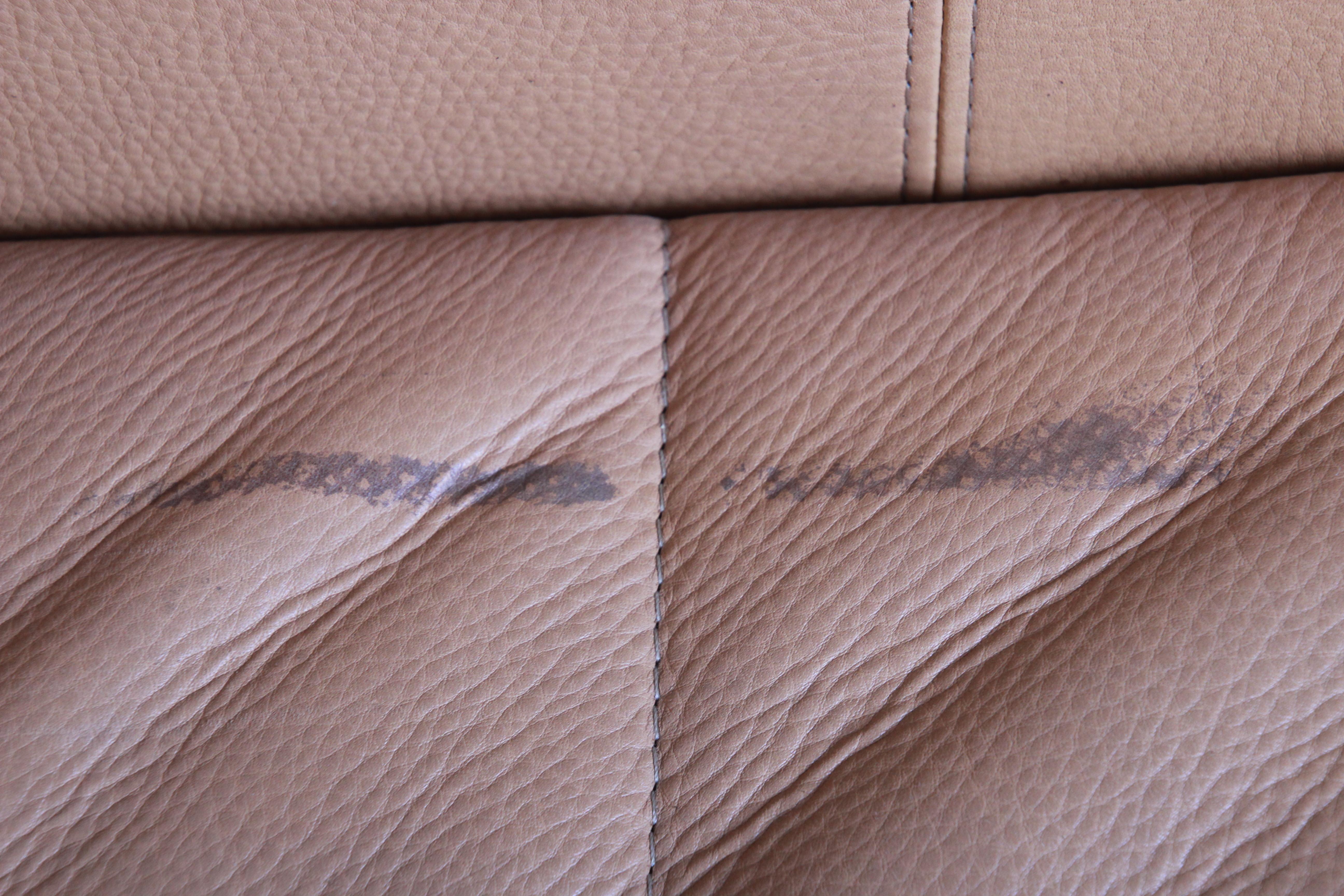 Florence Knoll Style Brown Leather Club Chairs by Coalesse, Pair 9