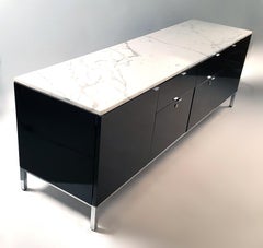 Florence Knoll Style Credenza with Matching File Cabinet by by Giacomo Buzzitta