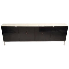 Florence Knoll Style Credenza with Matching File Cabinet by by Giacomo Buzzitta