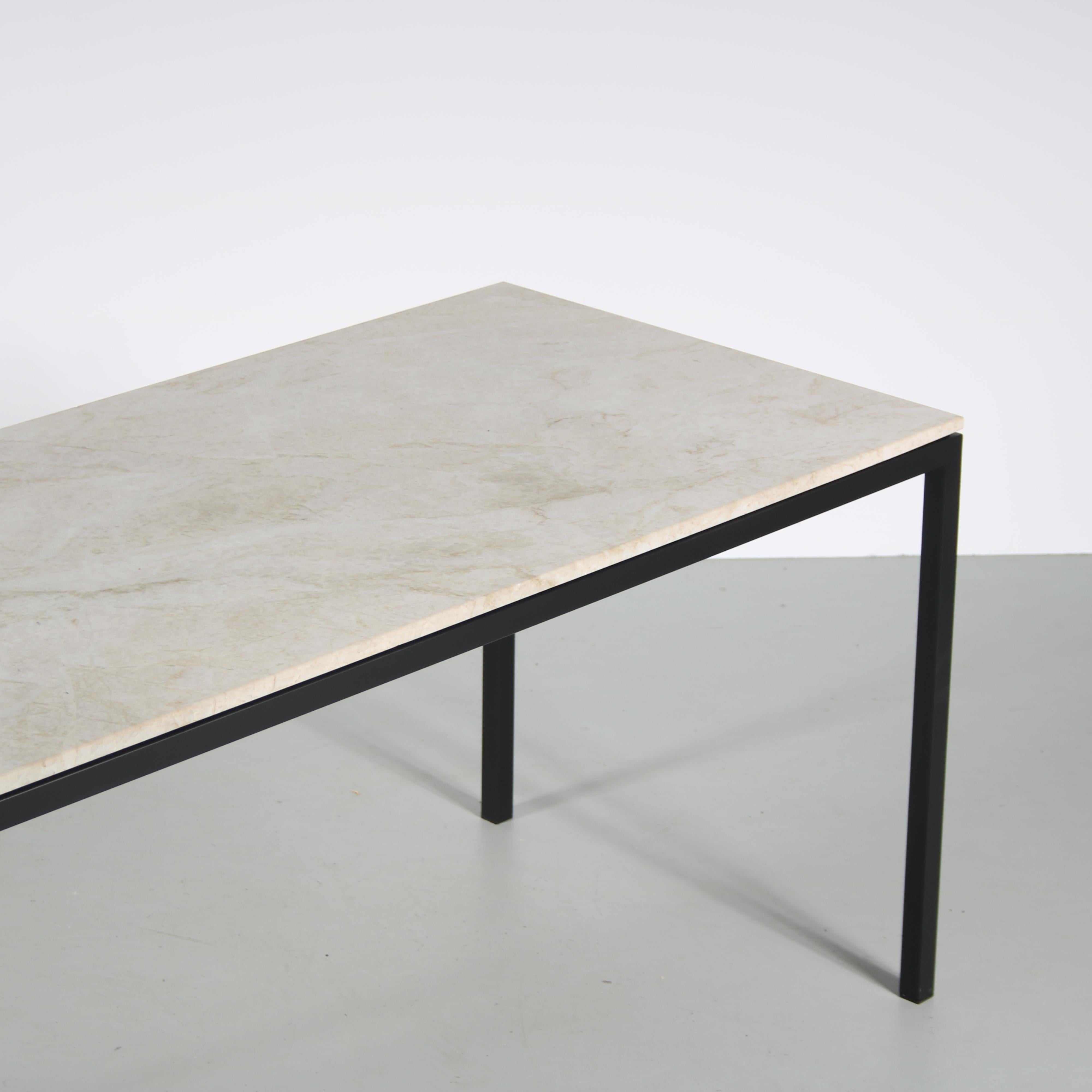 Florence Knoll Style Marble Dining Table, 1950 1