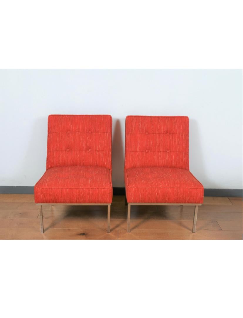 Italian Florence Knoll Style Ser of Chairs