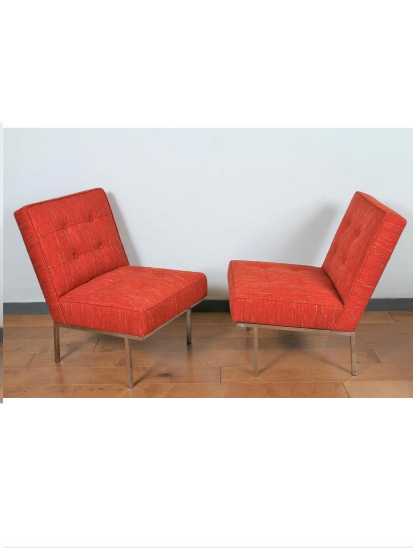Florence Knoll Style Ser of Chairs In Good Condition In North Hollywood, CA