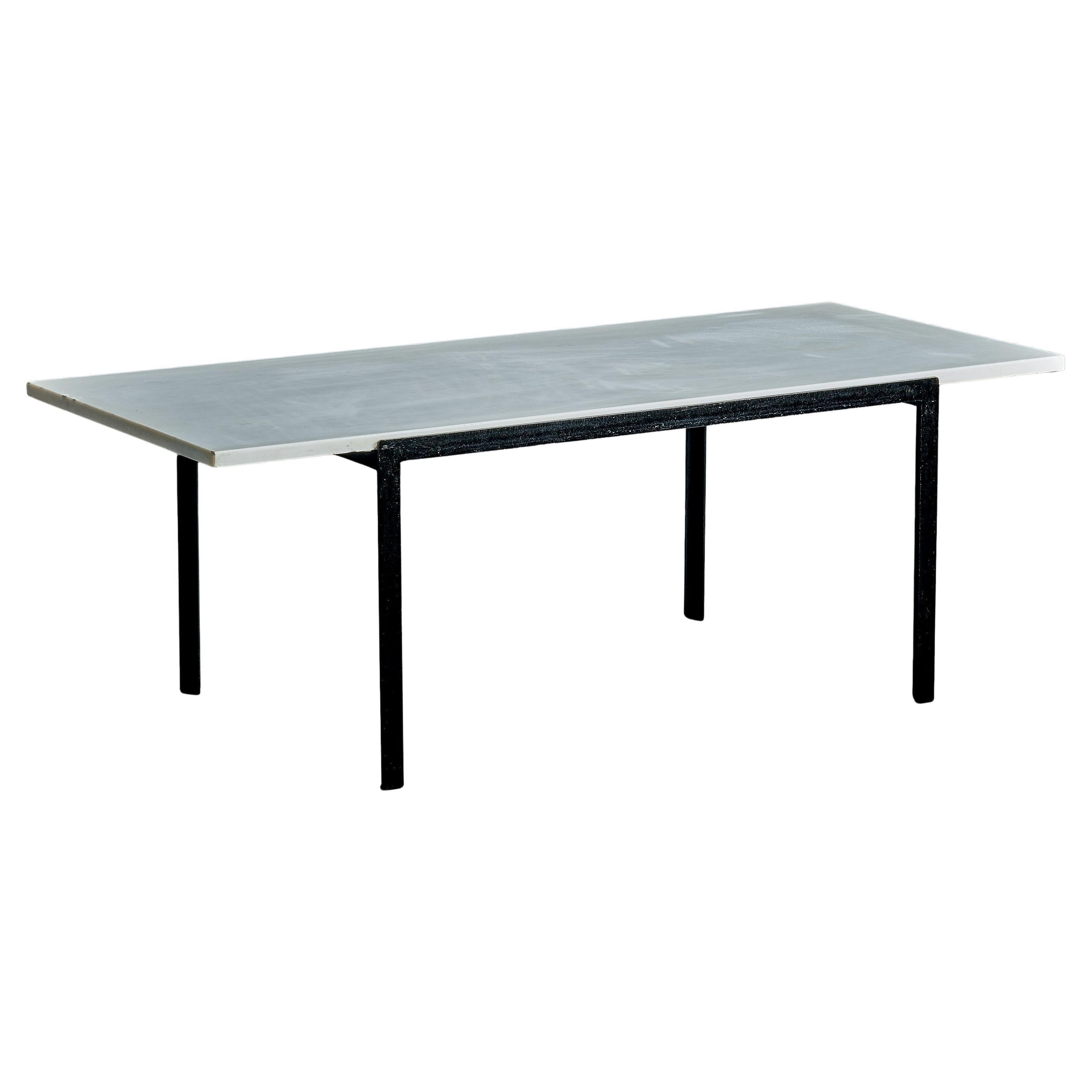 Florence Knoll T-Angle Coffee Table with Marble Top for Knoll International For Sale